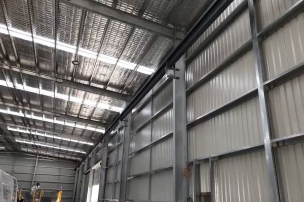 Composite Steel Building - internal view